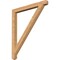 Ekena Millwork Traditional Craftsman Smooth Bracket, Western Red Cedar, 3 1/2"W x 42"D x 48"H BKT04X42X48TRA04SWR - alternate 1